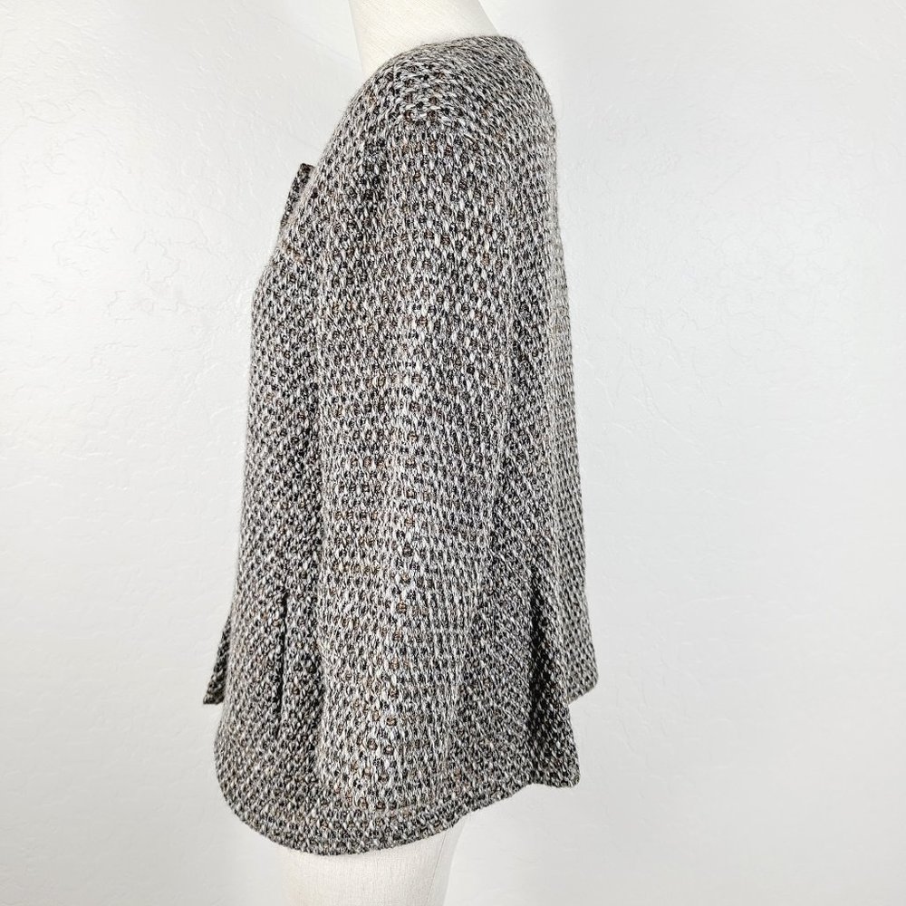 Eileen Fisher Wool Blend Woven Blazer Jacket - Picture 2 of 6
